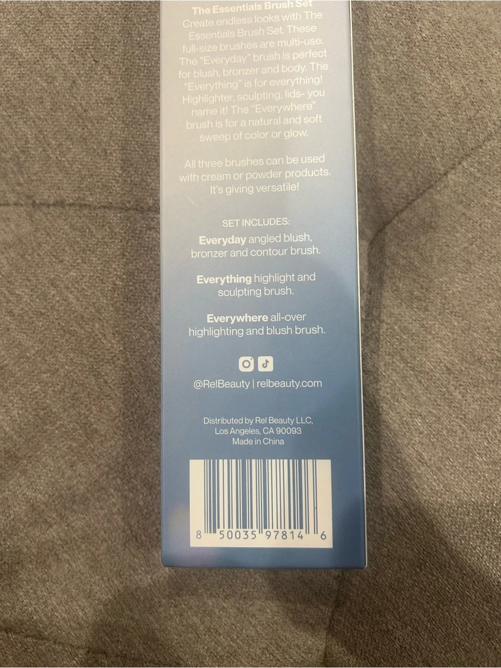 Rel essential brush set